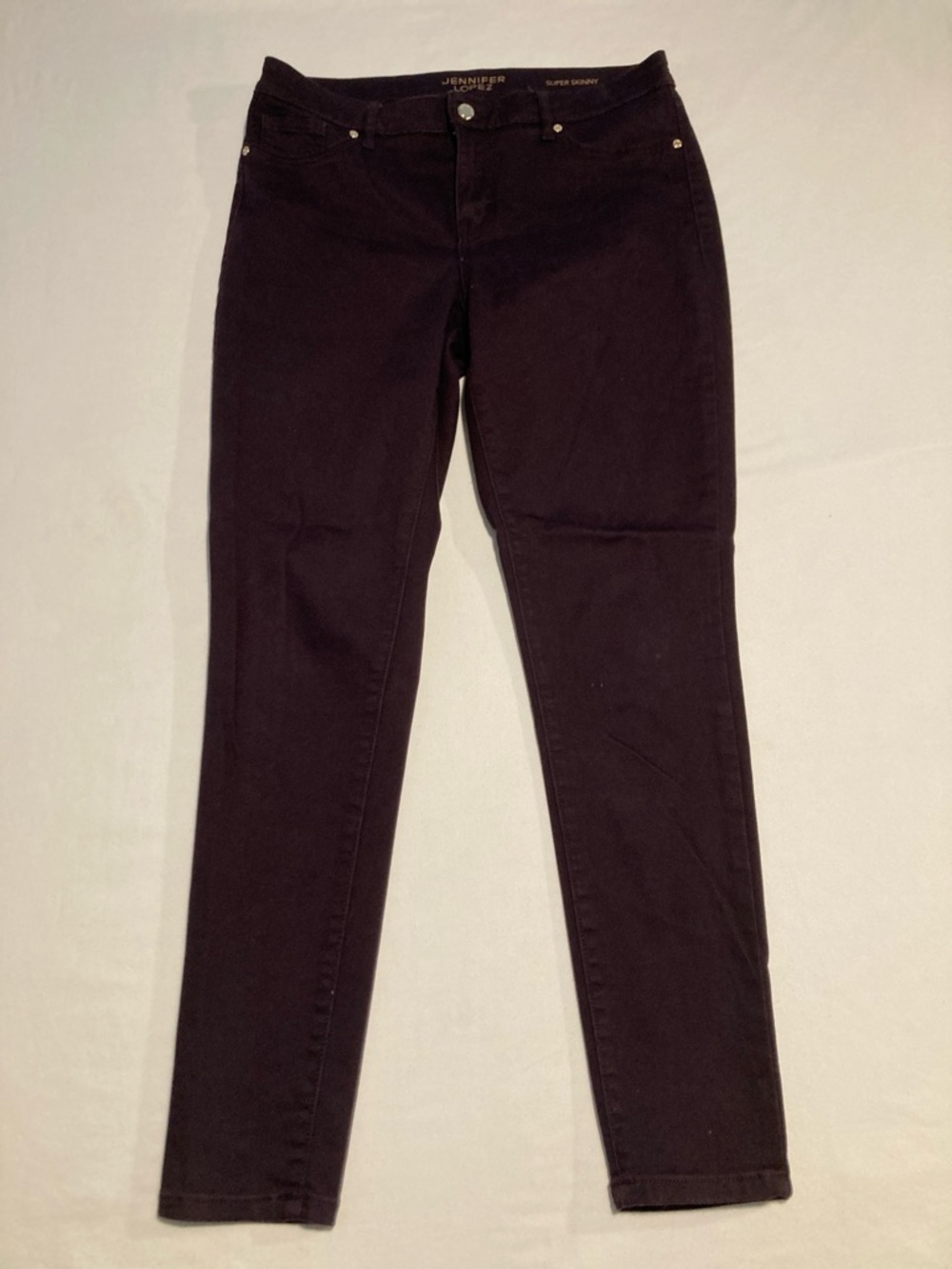 Jennifer Lopez Dark Plum Super Skinny Jeans (R37)